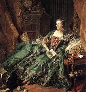 Francois Boucher Portrait of Marquise de Pompadour Sweden oil painting artist